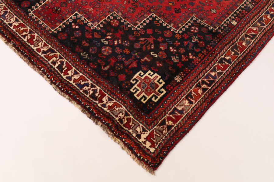 Hand-knotted Persian Shiraz carpet