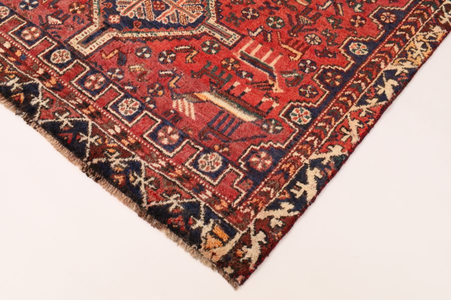 Hand-knotted Persian Shiraz carpet