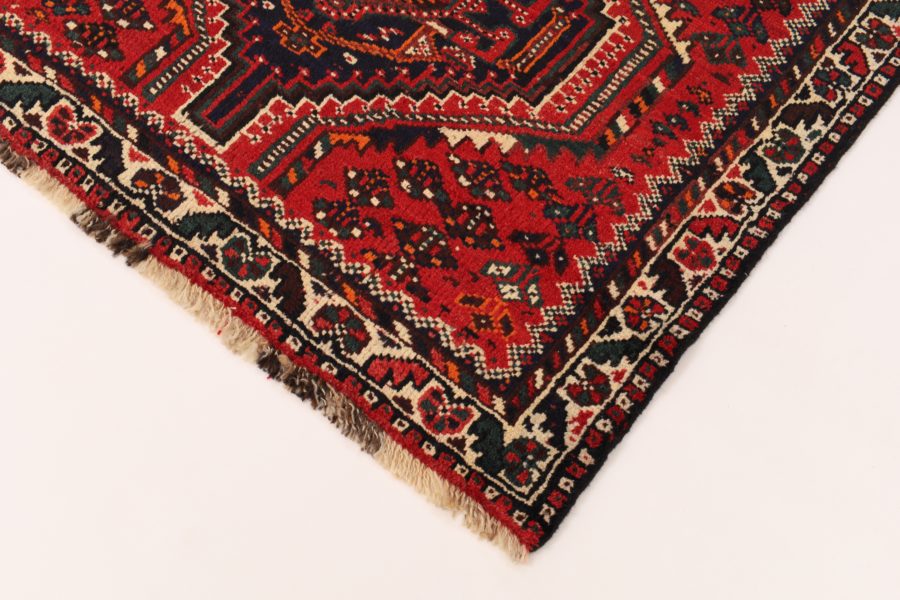 Hand-knotted Persian Shiraz carpet