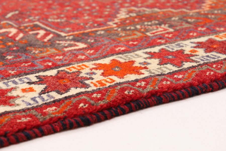 Hand-knotted Persian Shiraz carpet