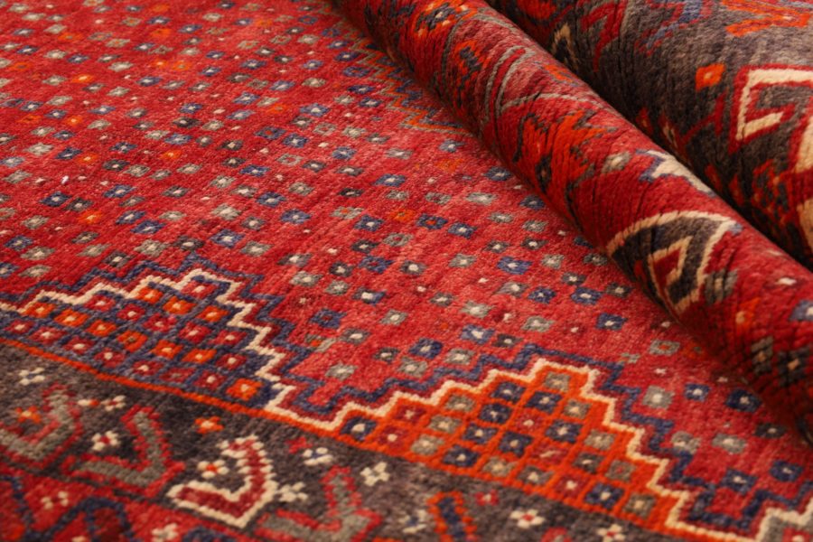 Hand-knotted Persian Shiraz carpet