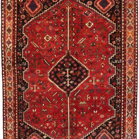 Tapis persan Shiraz noué à la main