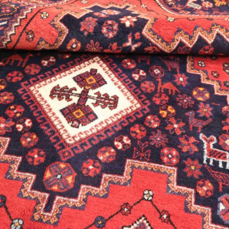 Tapis persan Sirjan noué à la main