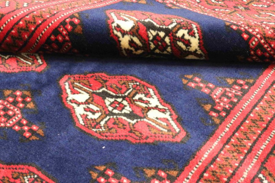 Tapis persan Turkaman noué à la main