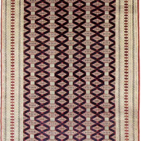 Tapis persan Turkaman noué à la main