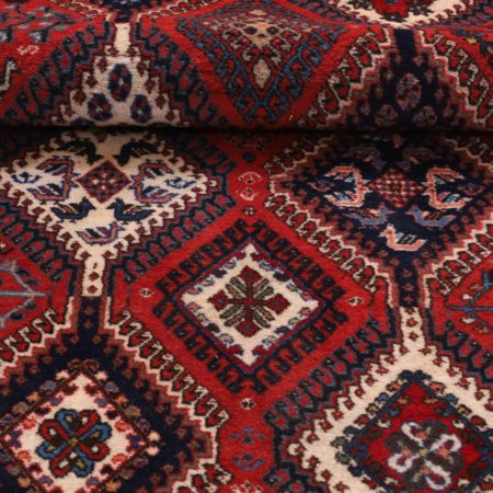 Hand-knotted Persian Yalameh carpet