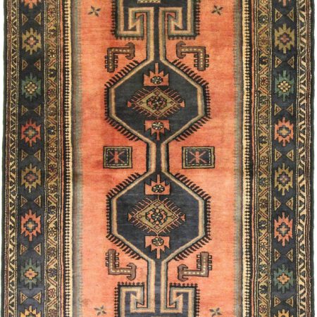 Hand-knotted Persian Zanjan carpet